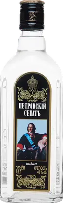 Водка Петровский Сенатъ 40% 500мл