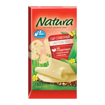 Изображение товара Сыр Natura сливочный 45% 180г