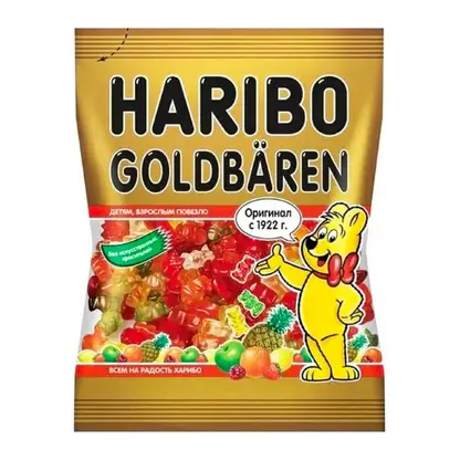 Изображение товара Мармелад Haribo жевательный Золотые мишки 80г