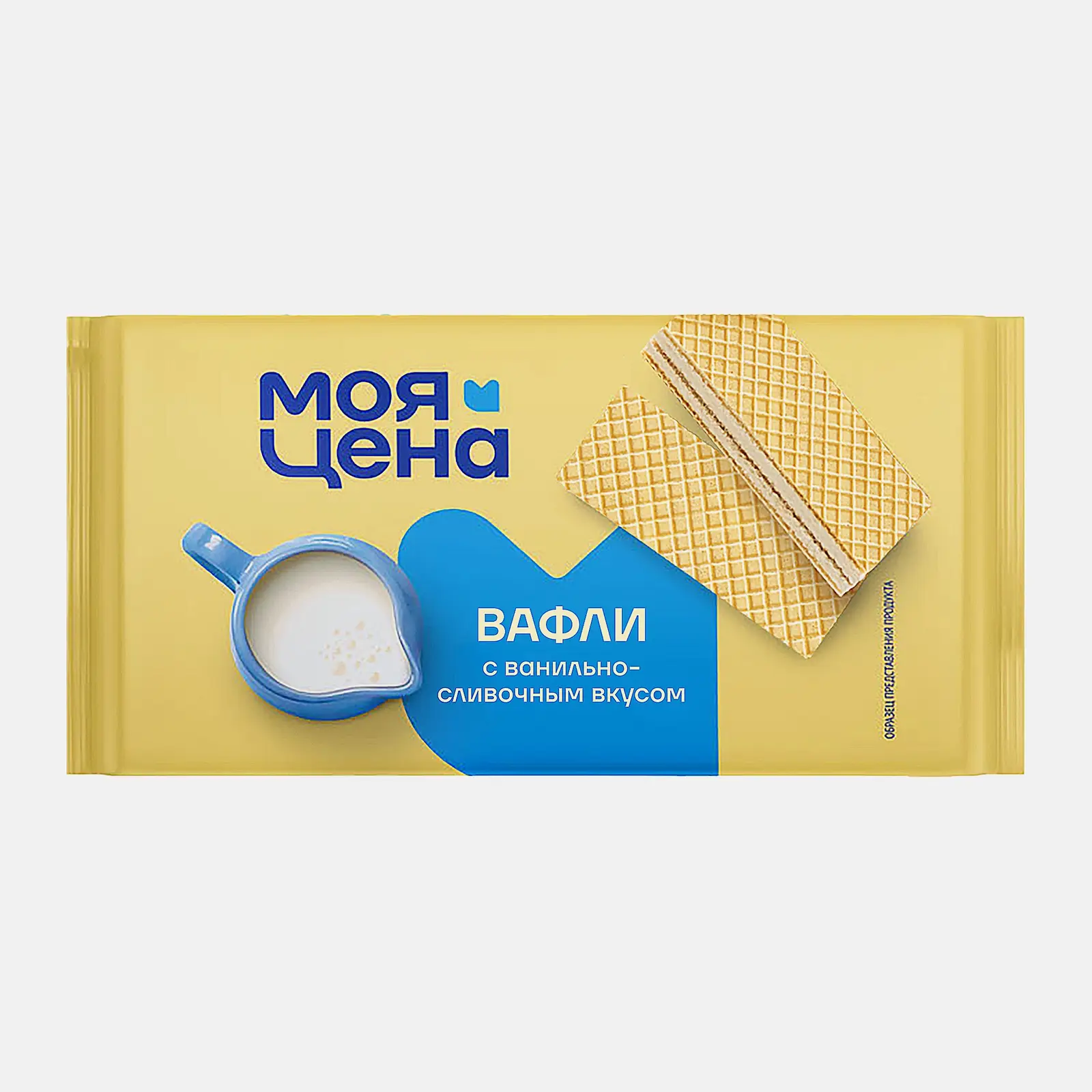 Изображение товара Вафли с ванильно-сливочным вкусом Моя цена 165г