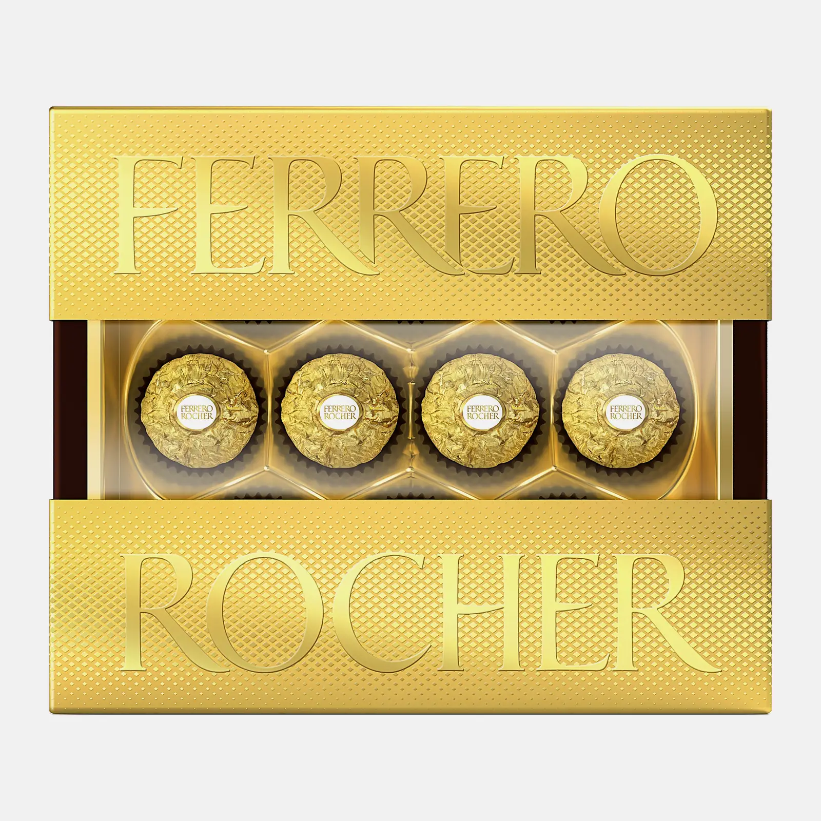 Изображение товара Конфеты Ferrero Rocher 125г - шоколадные с орехами и вафельной оболочкой