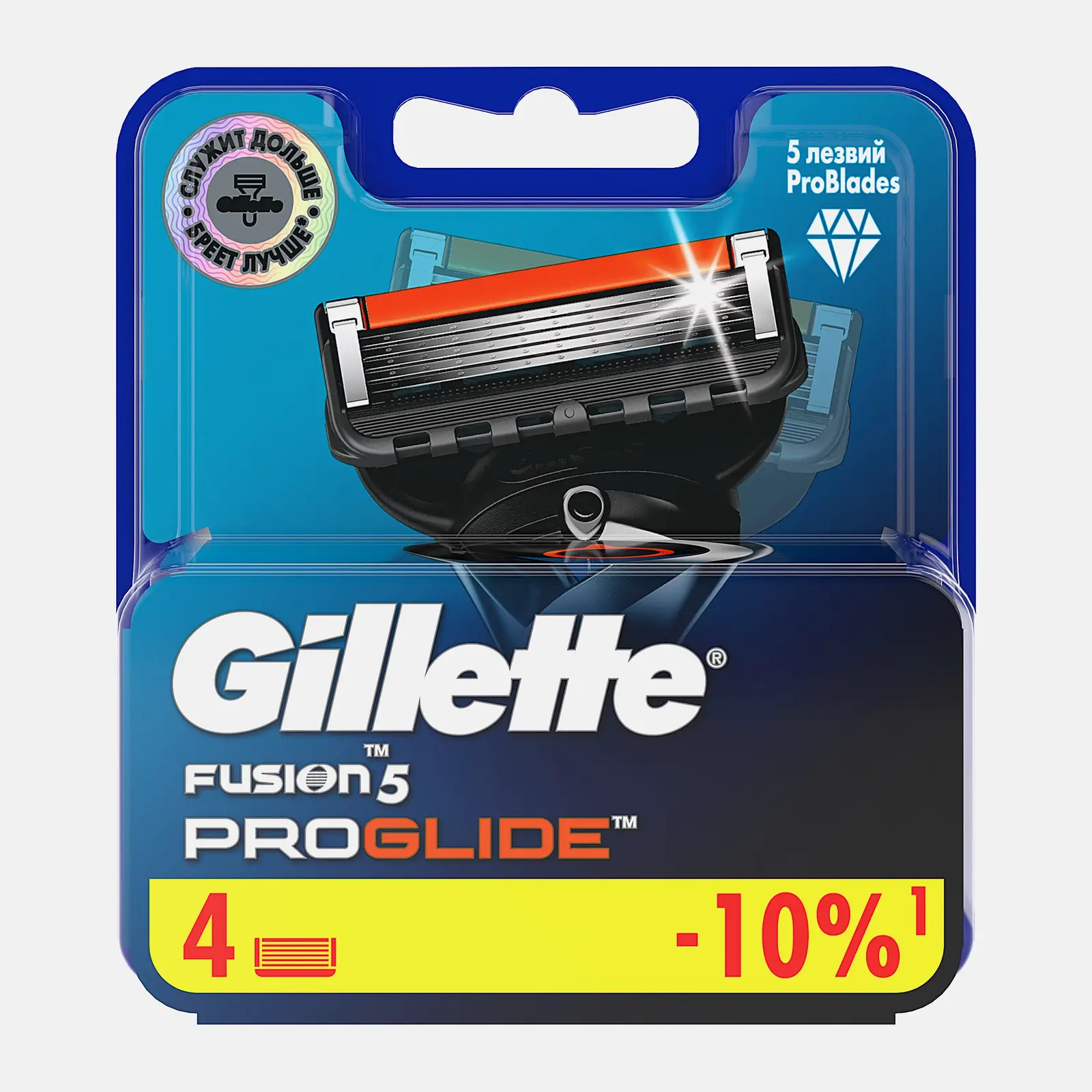Кассеты для бритья Gillette Fusion 5 ProGlide 4шт