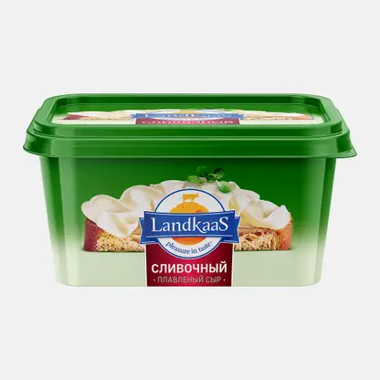 Плавленый сыр Сливочный 50% Landkaas 350г