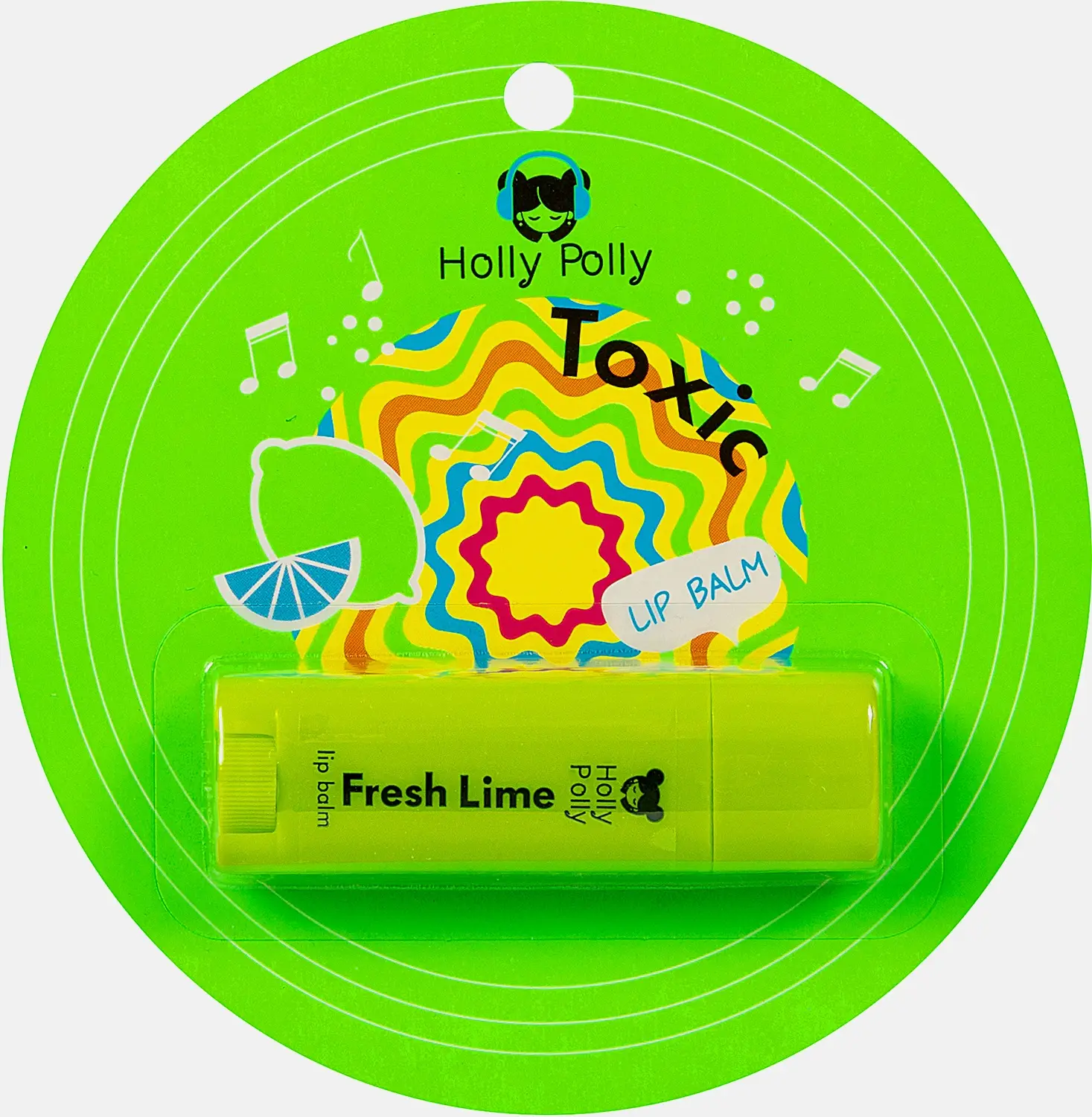 Бальзам для губ Toxic Свежий лайм Holly Polly