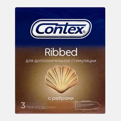 Презервативы Contex Ribbed 3шт