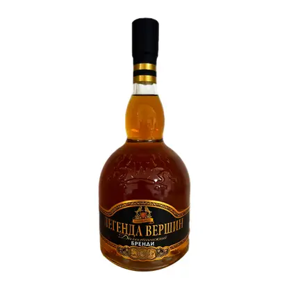 Изображение товара Бренди Легенда Вершин 40% 500мл Россия, выдержка менее 2 лет