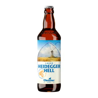Пиво Heidegger Hell светлое фильтрованное 4.7% 500мл
