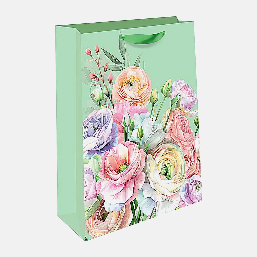 Подарочный пакет стандарт 18*22.3*10см в ассортименте