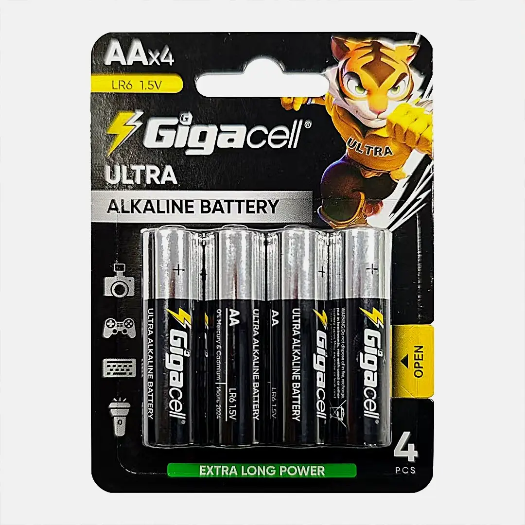 Батарейки Gigacell Ultra/Магнит алкалиновые АА 4шт