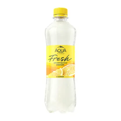 Изображение товара Aqua Minerale Fresh Лимон негазированный 500мл - освежающий напиток для здоровья