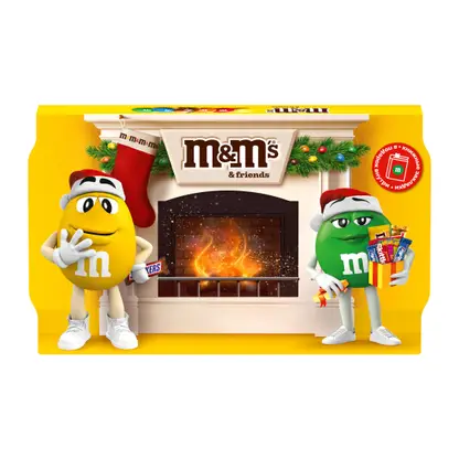 Изображение товара Новогодний подарок Камин M&M’s & Friends 293г