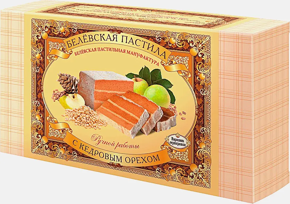 Пастила с кедровым орехом Белевская пастила 200г