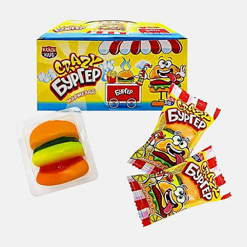 Изображение товара Мармелад Crazy Бургер Канди Трейд 10г