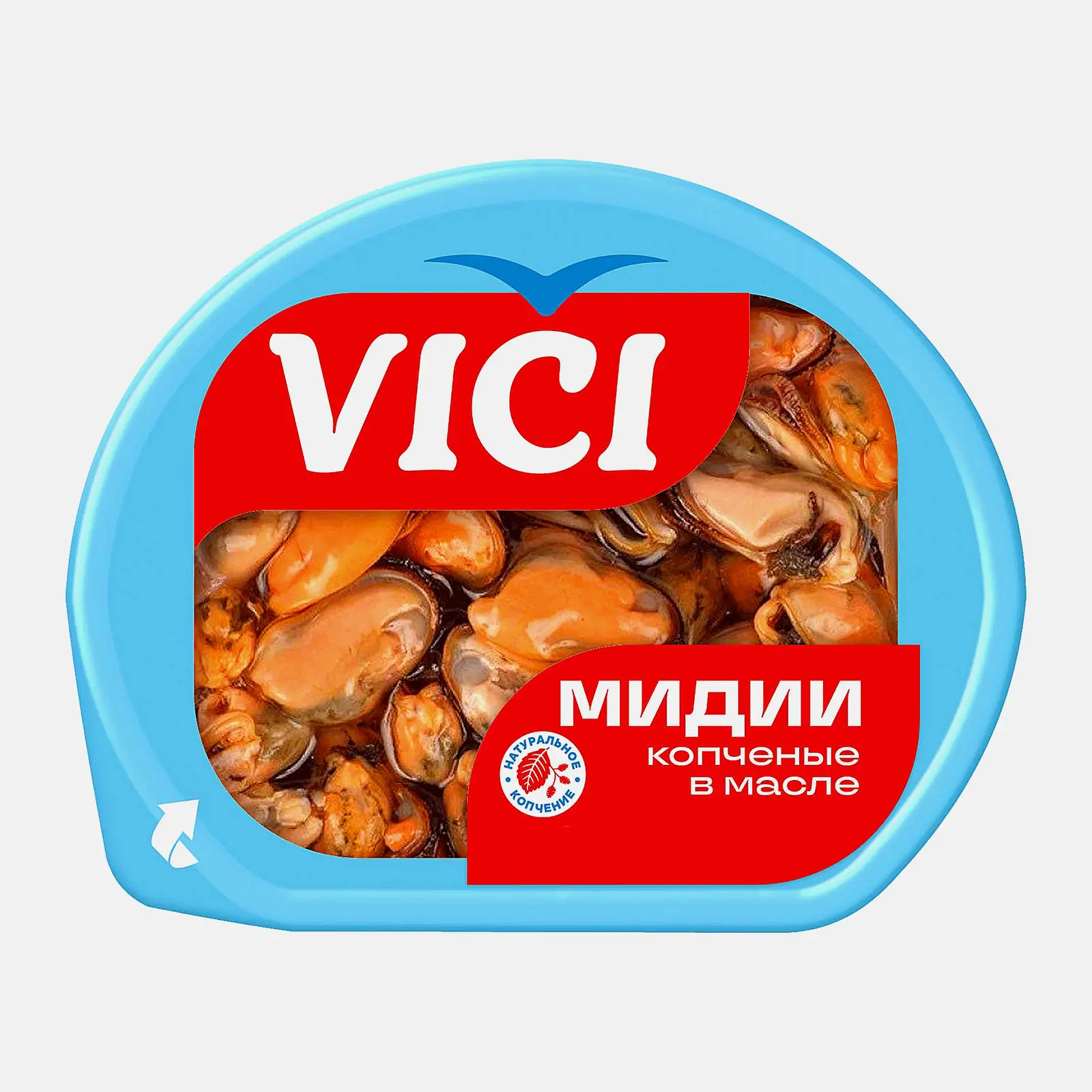 Изображение товара Копчёные мидии в масле Vici 200г