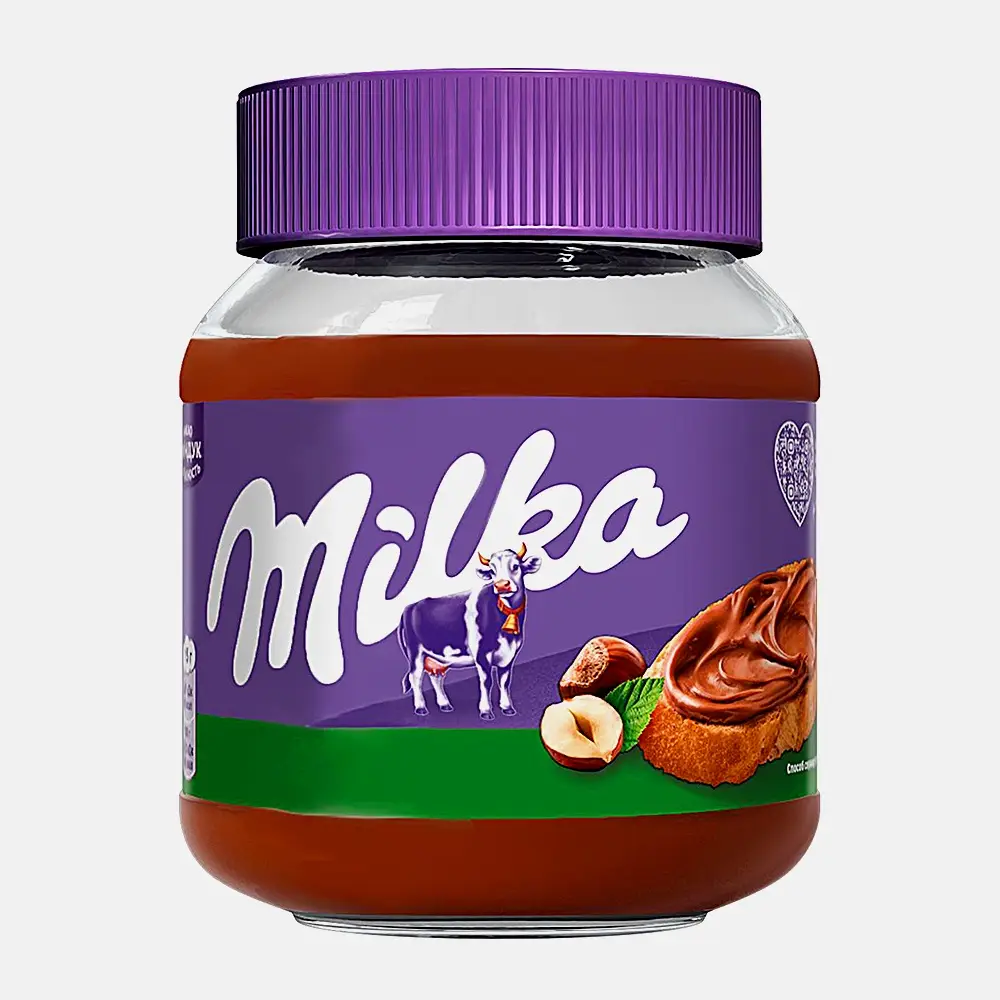 Изображение товара Ореховая паста с какао и фундуком Milka 350г вкусное и натуральное дополнение
