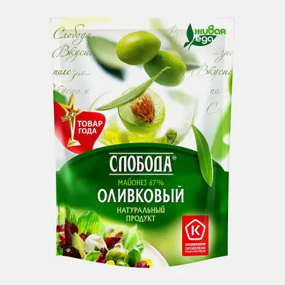 Майонез Слобода Провансаль Оливковый 67% 94г