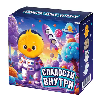 Изображение товара Подарочный набор с мягкой игрушкой Кондитер Кубани 140г