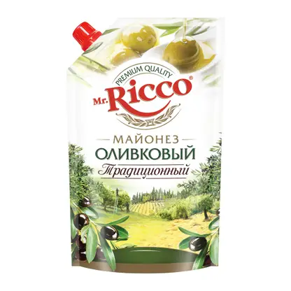 Изображение товара Майонез Оливковый Mr. Ricco 50% 575г