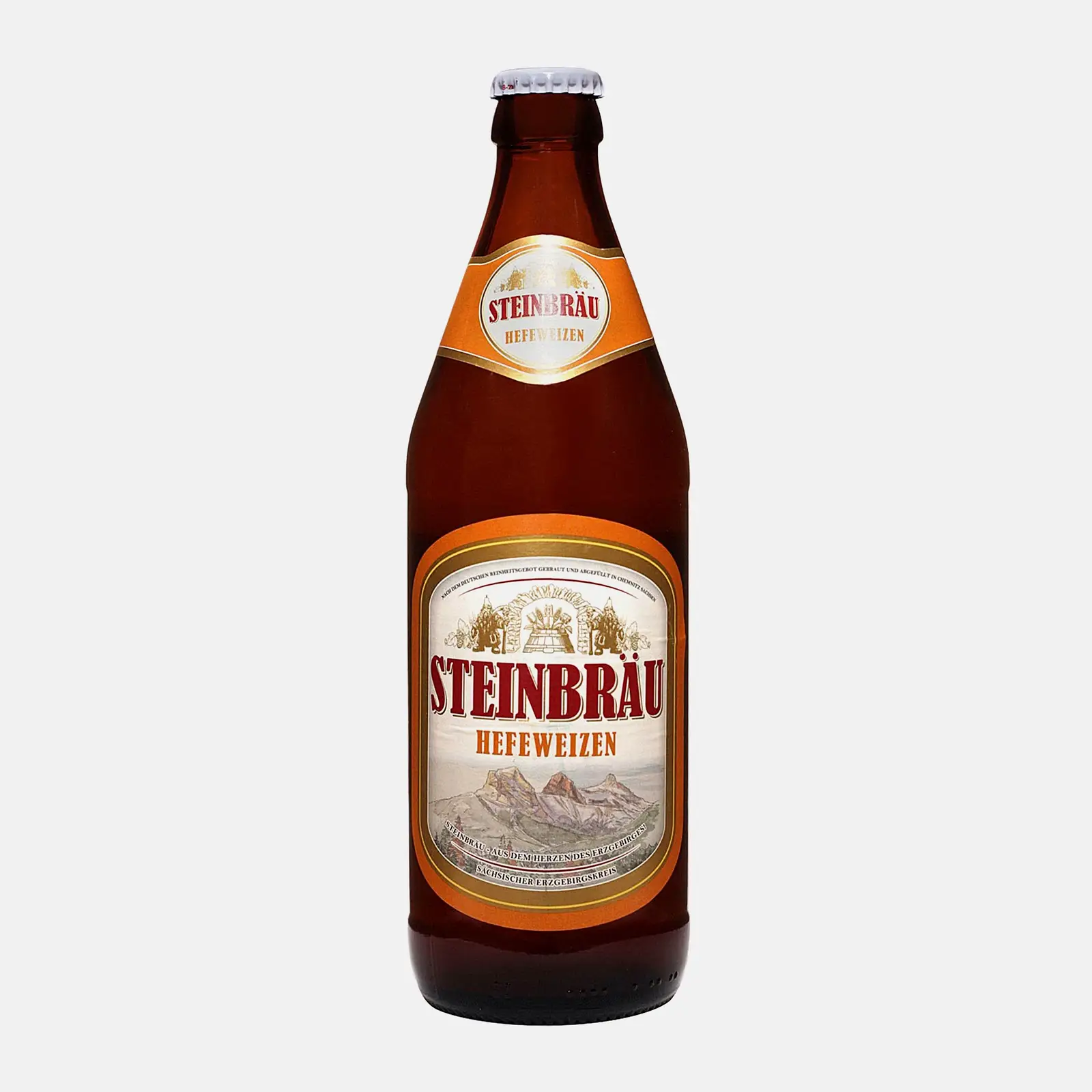 Пиво Steinbrau Hefeweizen светлое нефильтрованное 5.2% 500мл