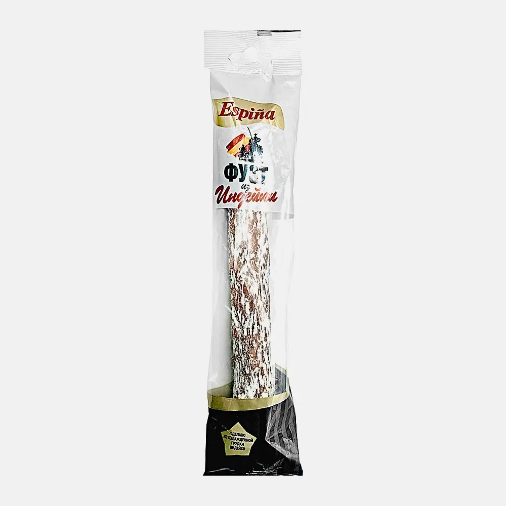 Колбаса Fuet из мяса индейки сыровяленая Espina 110г Колбаса Fuet из мяса индейки сыровяленая Espina 110г