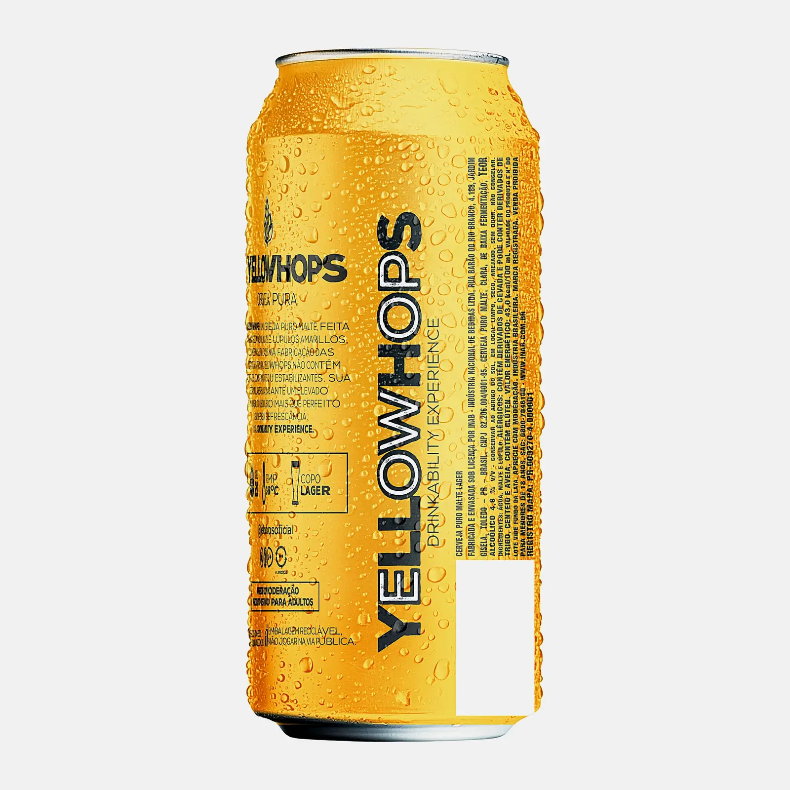 Светлое пиво фильтрованное Yellow Hops 4.8% 473мл - фото 2
