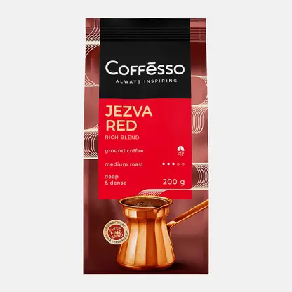 Кофе молотый Coffesso Jezva Red 200г