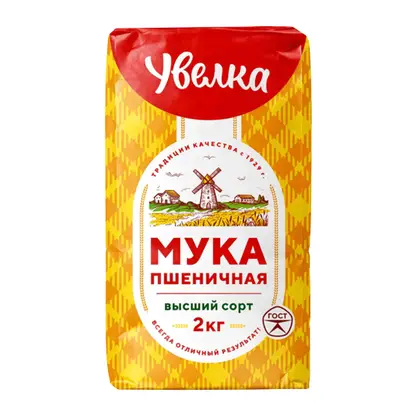 Изображение товара Мука Увелка Пшеничная 2кг