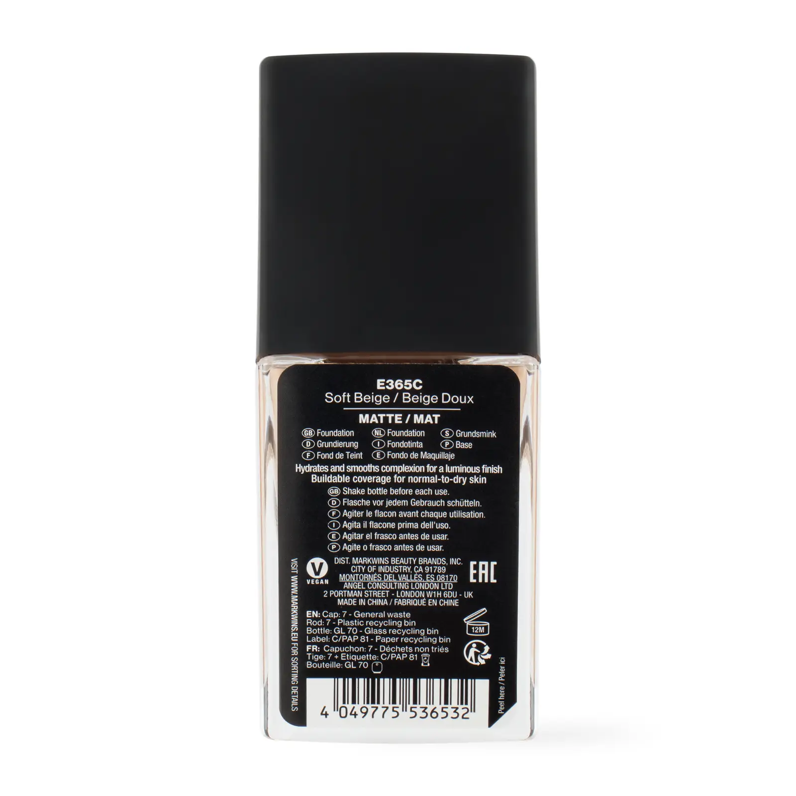 Тональная основа Wet N Wild Focus Foundation E365C 