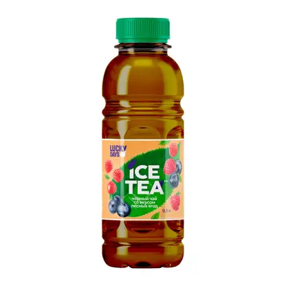 Изображение товара Напиток Lucky Days Чай черный холодный Лесные ягоды 500мл
