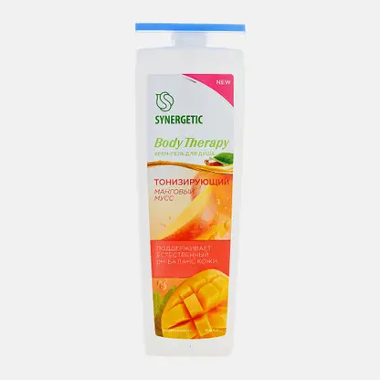 Крем-гель для душа Synergetic Body Therapy Манговый мусс 380мл