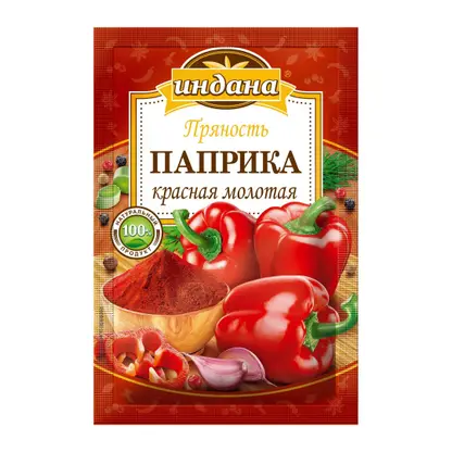 Изображение товара Приправа Индана Паприка красная молотая 15г