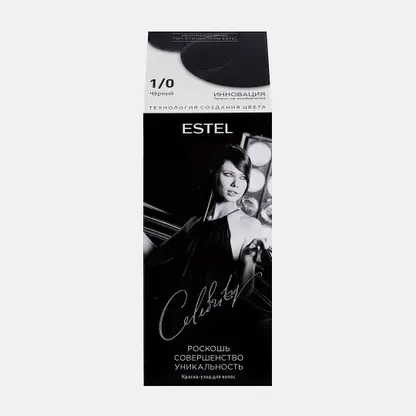 Крем-краска для волос Estel Celebrity 1/0 Черный 140мл