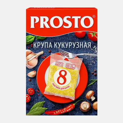 Крупа кукурузная Prosto 8шт 500г