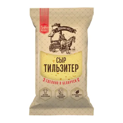 Изображение товара Сыр Молокавоз Тильзитер 45% 180г
