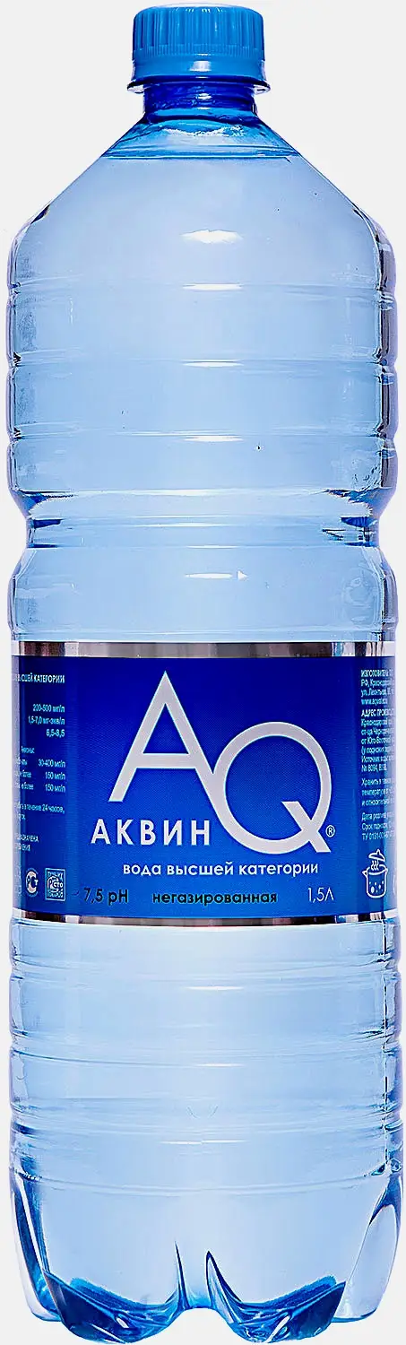 Вода Aqween AQ питьевая негазированная 1.5л Вода Aqween AQ питьевая негазированная 1.5л