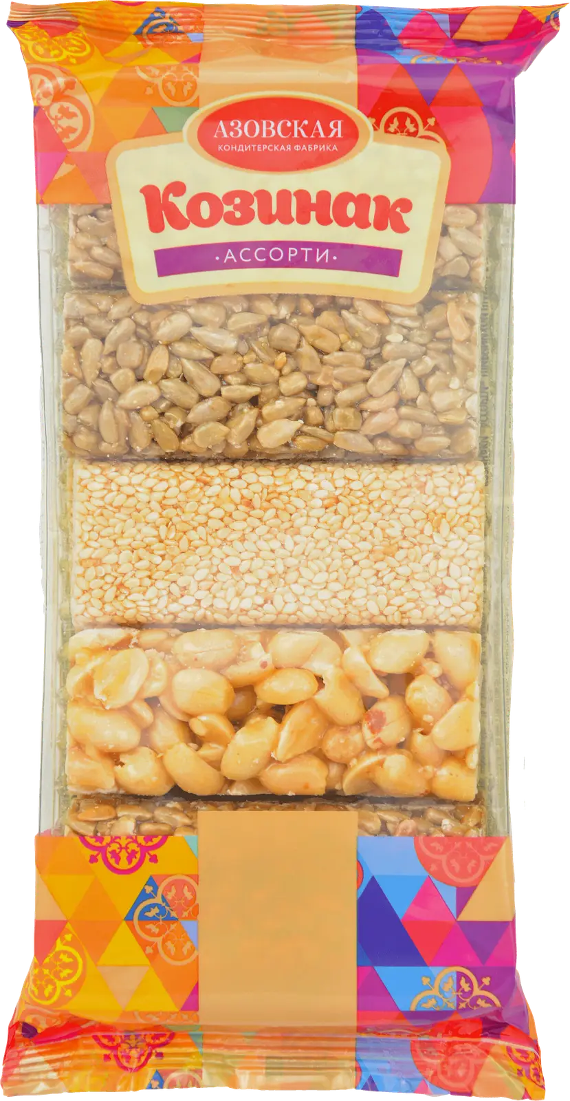 Изображение товара Козинак Ассорти Азовская КФ 280г - натуральный восточный сладкий деликатес без ГМО