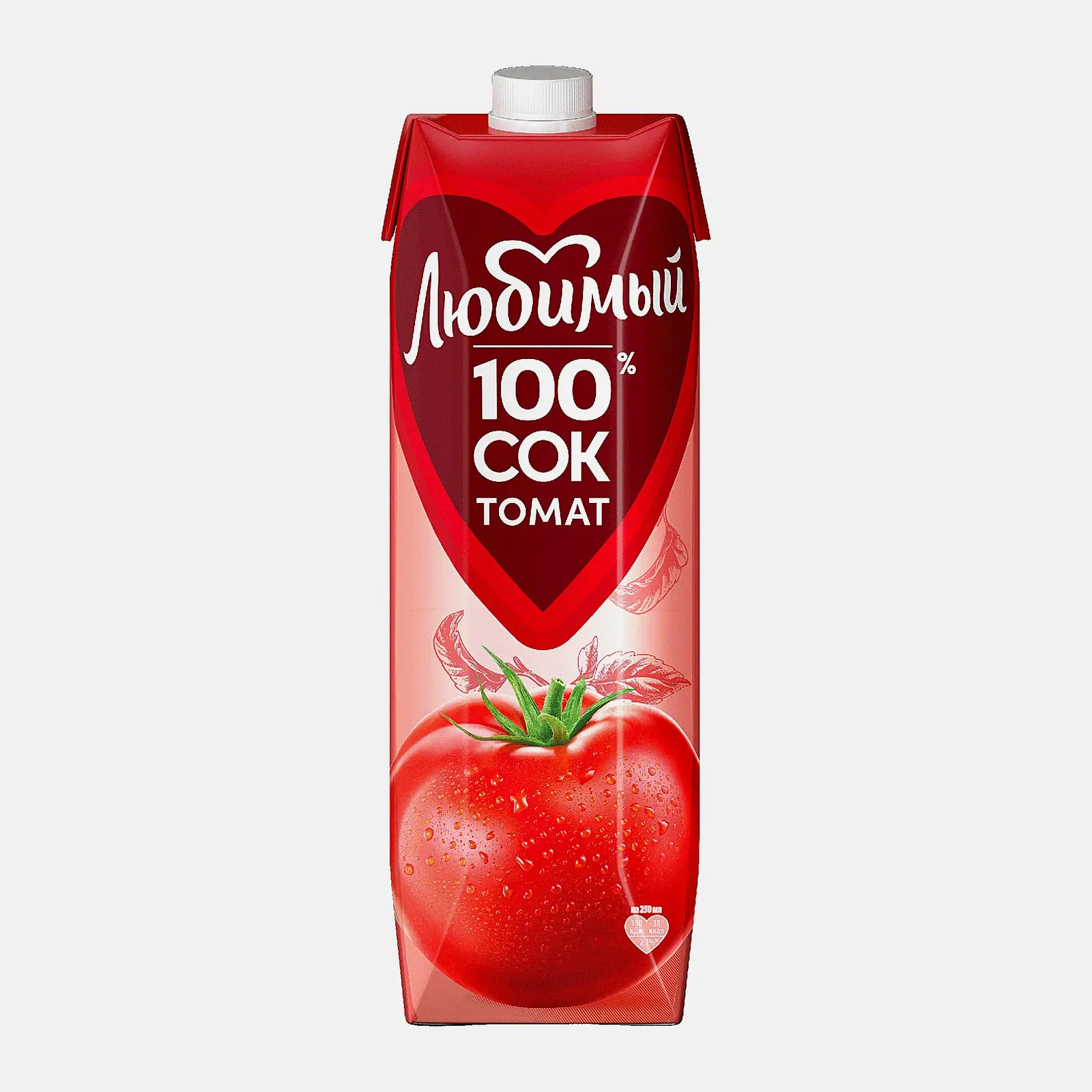 Изображение товара Томатный сок Любимый 970 мл бархатистый насыщенный натуральный напиток