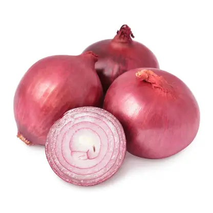 Изображение товара Красный лук свежий 0.4 кг сладкий деликатесный