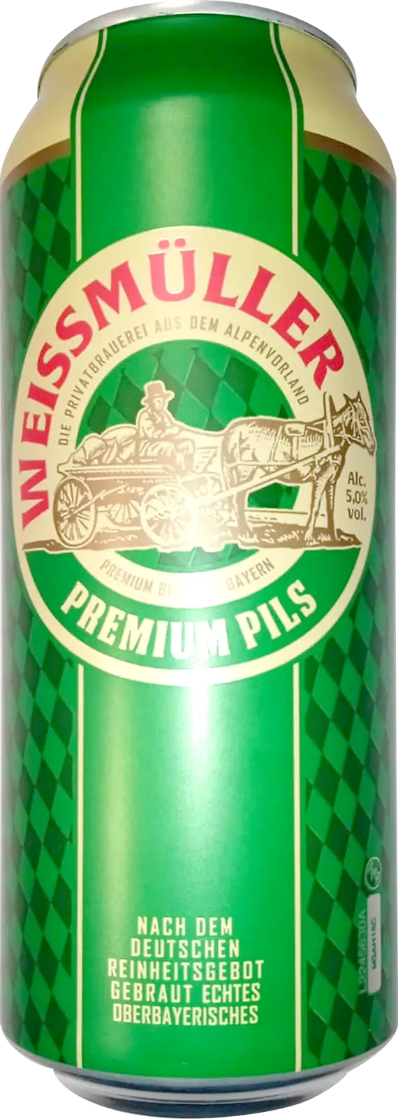 Пиво Weissmuller Premium Pils светлое фильтрованное 5% 500мл — в каталоге  на сайте сети Магнит | Краснодар