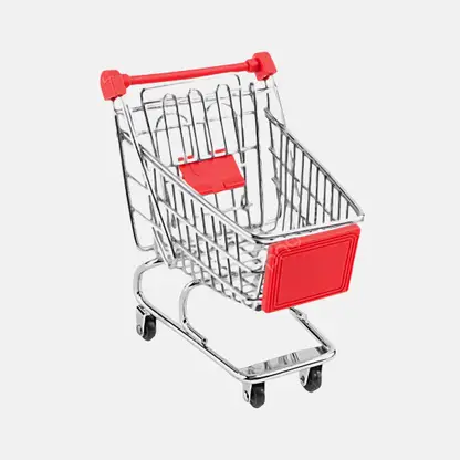 Игрушка Мини-шопинг металл тележка 12см JL23061902