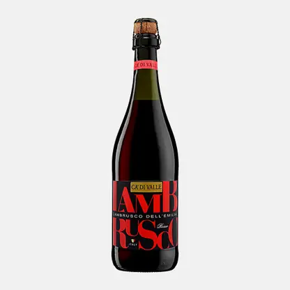 Вино игристое Lambrusco Ca di Valle красное полусладкое 9.5% 750мл