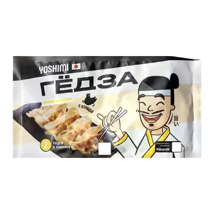 Изображение товара Японские пельмени Гедза с курицей Yoshimi 520г - вкусное быстрое блюдо
