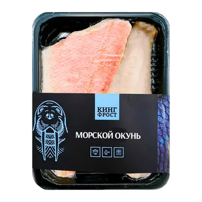 Изображение товара Филе морского окуня с кожей Кинг Фрост 400г