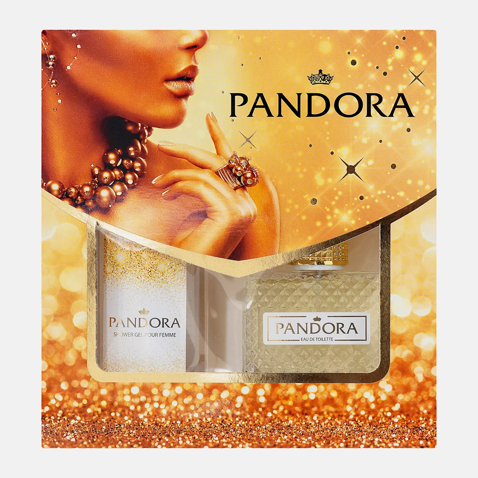 Подарочный набор Pandora Туалетная вода 50мл + Парфюмированный гель для душа 150мл в ассортименте
