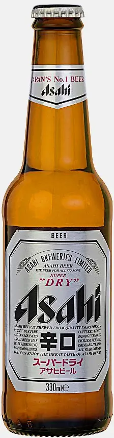 Пиво Asahi Super Dry светлое фильтрованное 5.2% 330мл