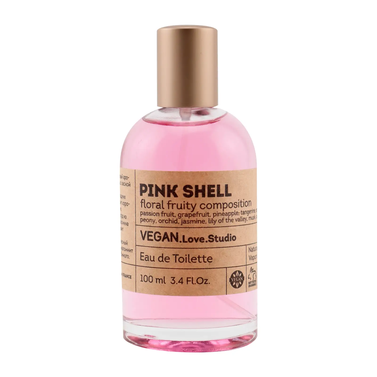 Туалетная вода Vegan Love Studio Pink Shell женская 100мл