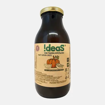 Детокс-сок Ideas Тыква-апельсин 300мл