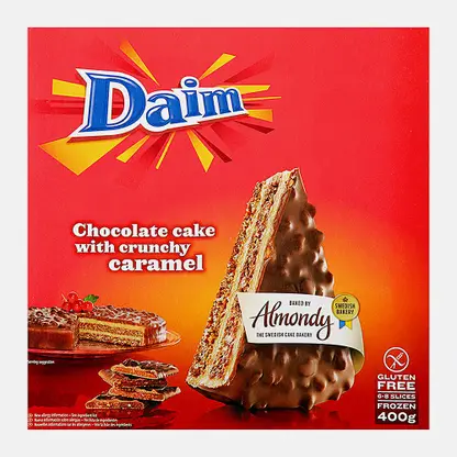 Торт замороженный шоколадный Daim Almondy 400г