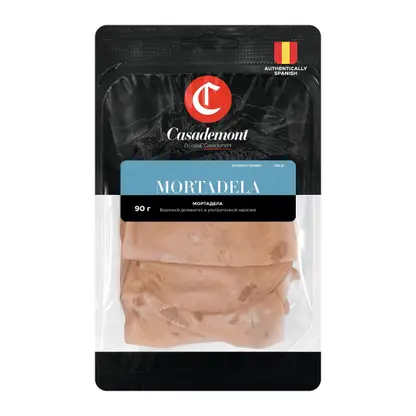 Изображение товара Колбаса Черкизово Мортаделла вареная нарезка 90г