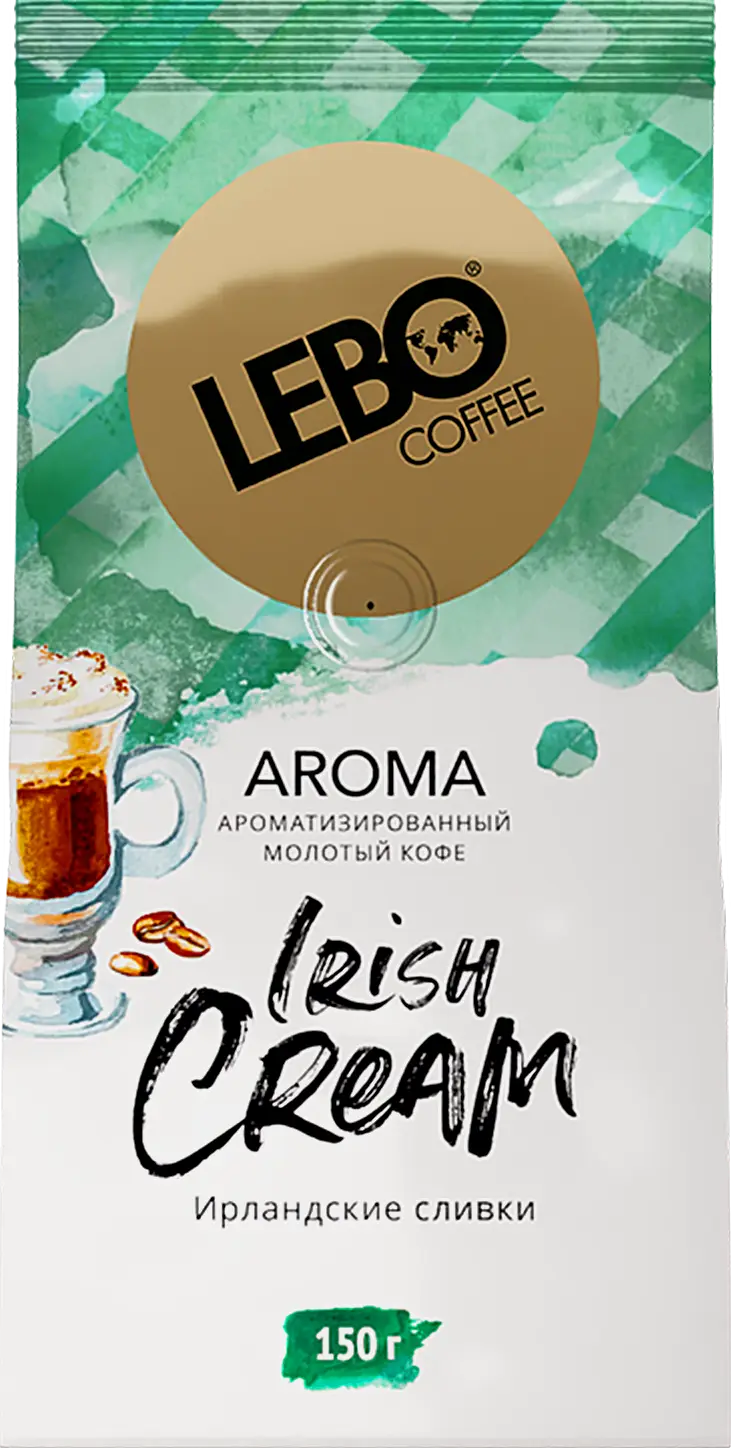 Кофе молотый Lebo Aroma Irish Cream 150г